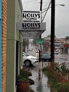 It was a cool, rainy day down at Holly's Corner.